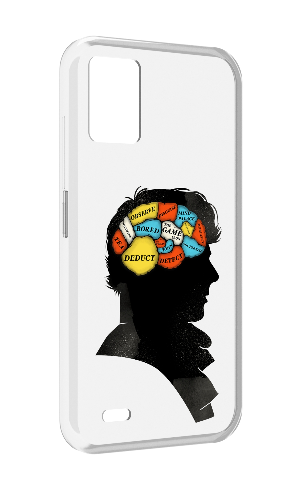 

Чехол MyPads темный рисунок для UMIDIGI Bison 1, Прозрачный, Tocco