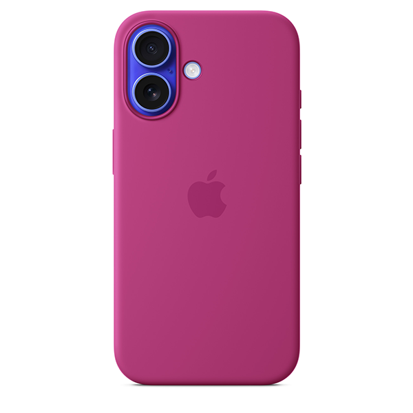 

Чехол Apple Silicone Case with MagSafe для iPhone 16 Plus Fuchsia (MYYE3), Розовый, Silicone Case with MagSafe