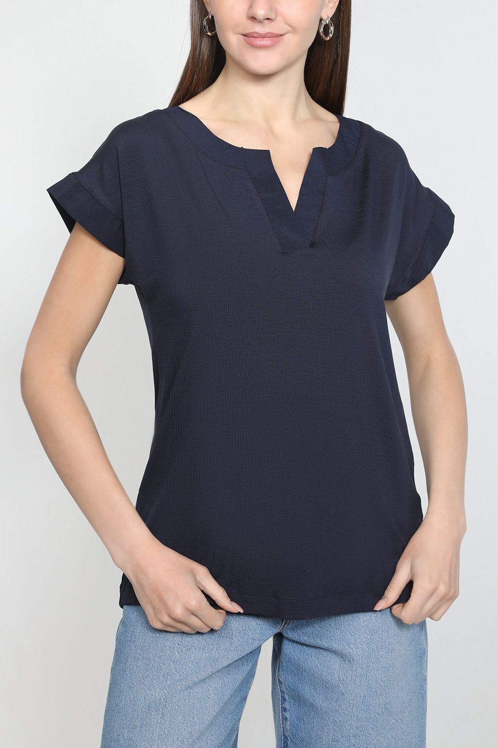 

Футболка женская Esprit Collection 992EO1K321 синяя XS, Синий, 992EO1K321