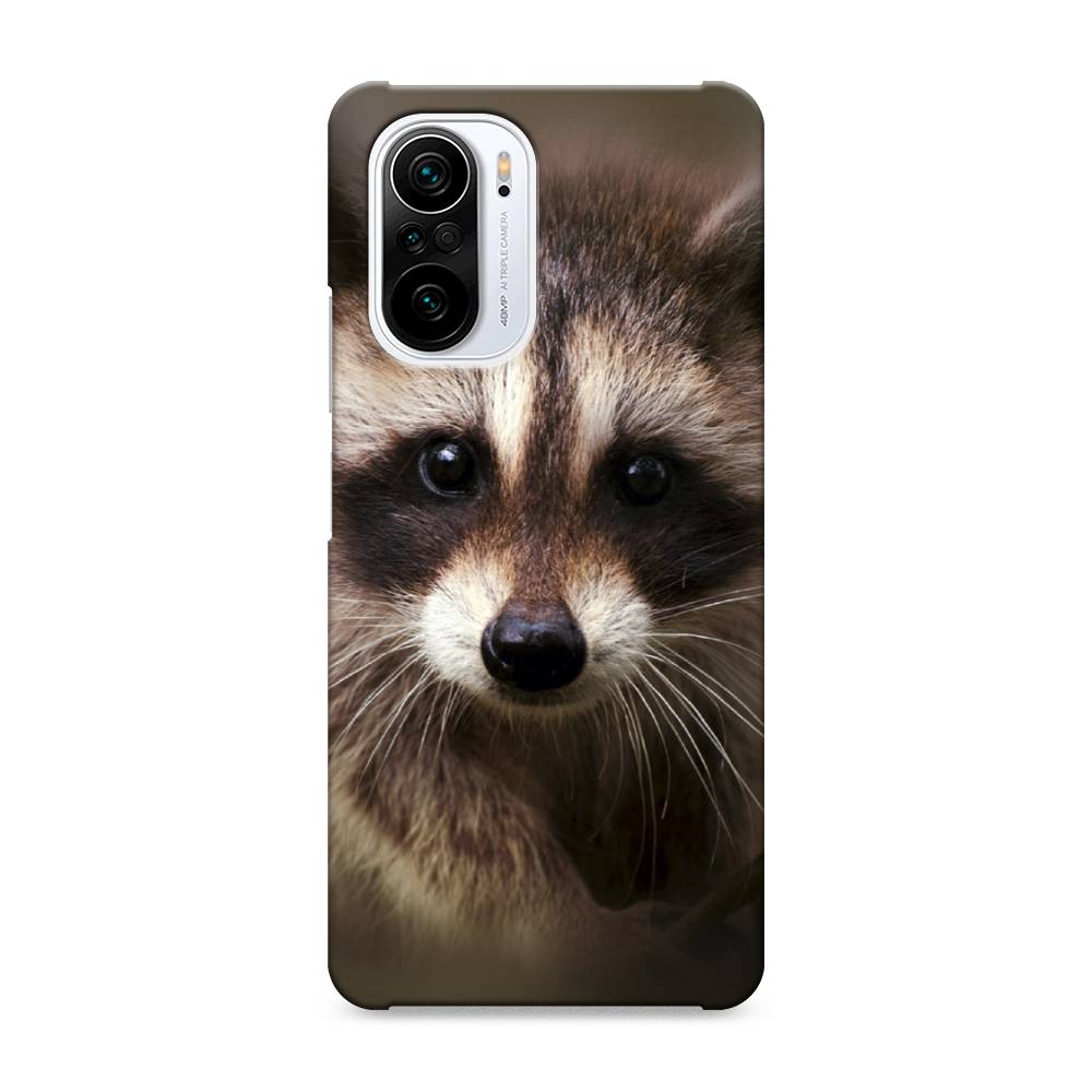 

Пластиковый чехол "Енот" на Xiaomi Poco F3, 310120-1