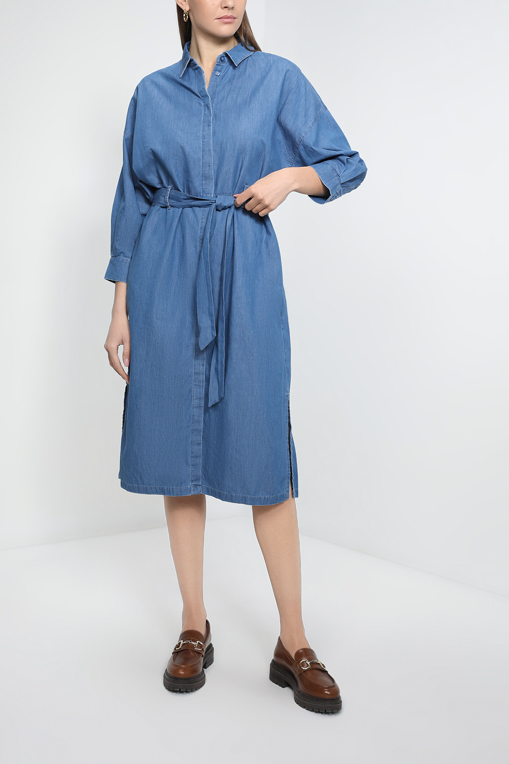 Платье женское Esprit Collection 013EO1E307 синее XL