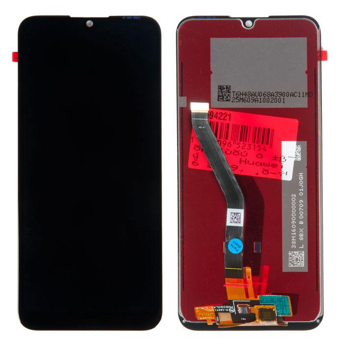 

Дисплей в сборе с тачскрином для Huawei Y6 Pro 2019, Y6 2019, Honor 8A, чёрный, PD-694221