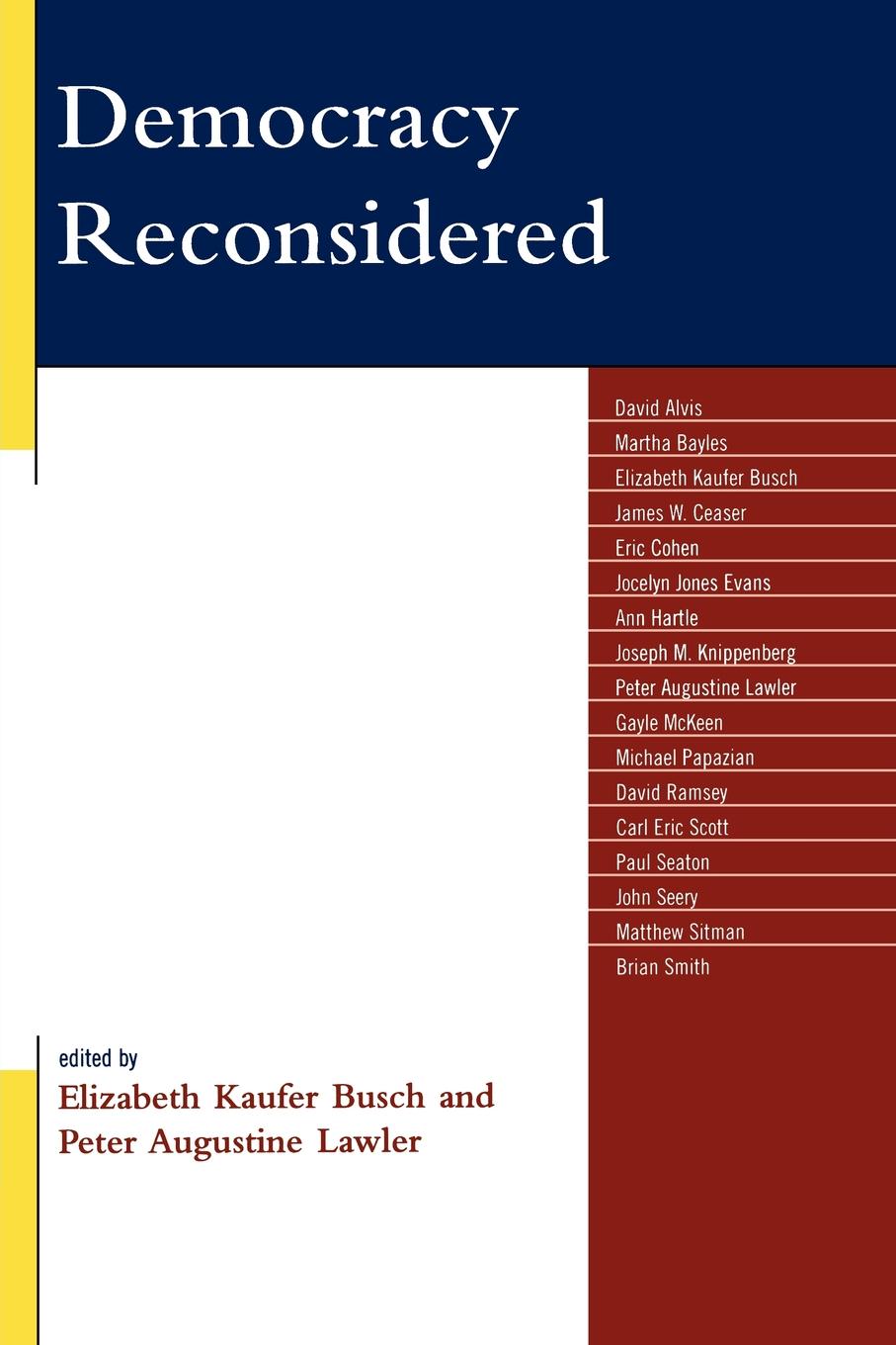 

Democracy Reconsidered