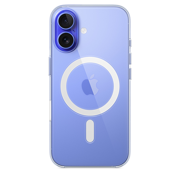 

Чехол Apple Clear Case with MagSafe для iPhone 16 (MA6A4), Прозрачный, Clear Case with MagSafe