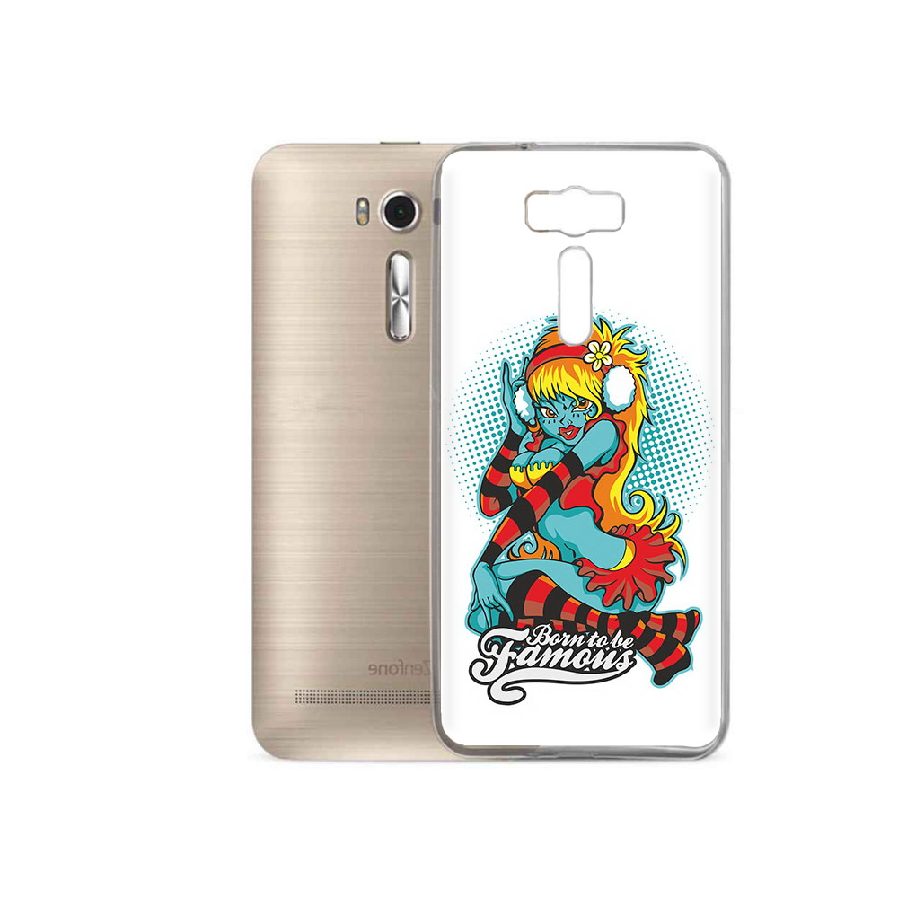 

Чехол MyPads Tocco для Asus ZenFone 2 Laser (ZE500KL) нарисованная девушка в наушниках, Прозрачный, Tocco