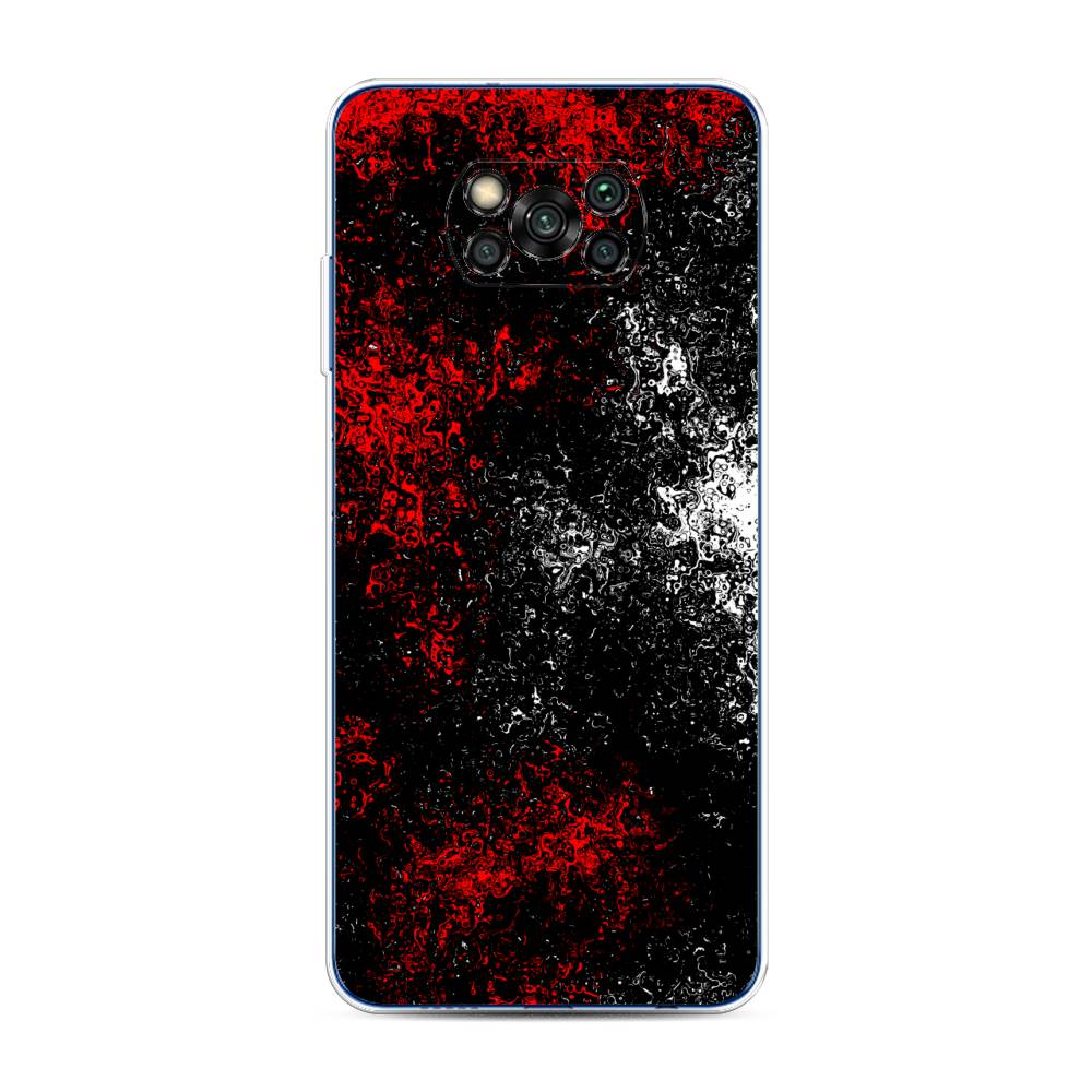 

Чехол для Xiaomi Poco X3/Poco X3 Pro "Монотипия", Красный;черный;белый, 39250-3