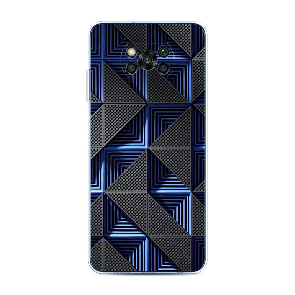 

Чехол на Poco X3/Poco X3 Pro "IBM", Серый;синий, 39250-3