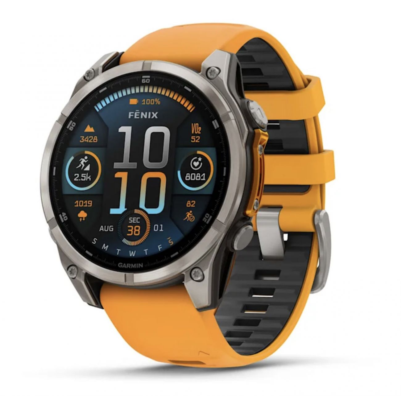 

Смарт-часы Garmin Fenix 8 AMOLED 51мм Gr/Or, Fenix 8