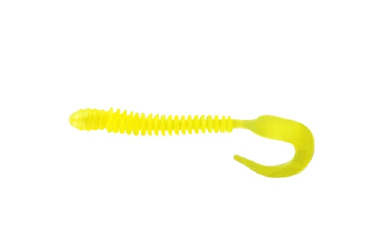 Приманка съедобная ALLVEGA Monster Worm 10см 3,3г 6шт. цвет pearl lemon