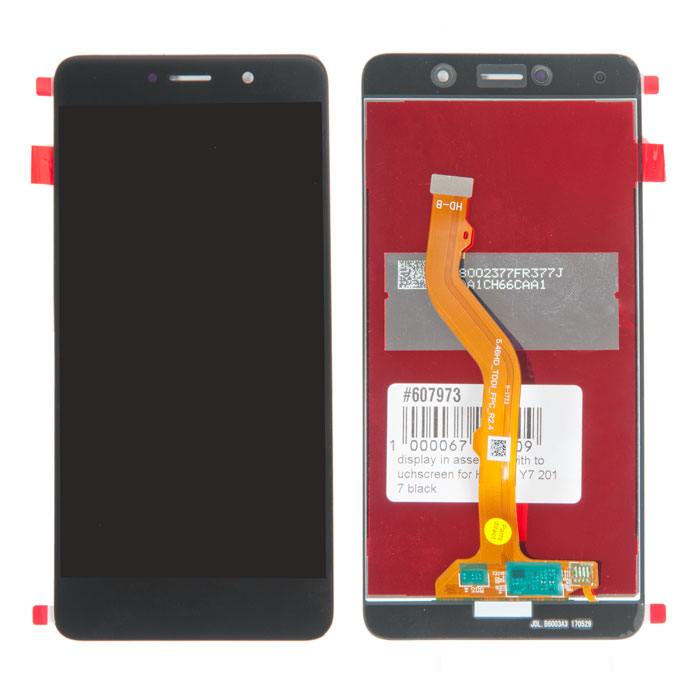 

Дисплей в сборе с тачскрином для Huawei Y7 2017, чёрный, PD-607973