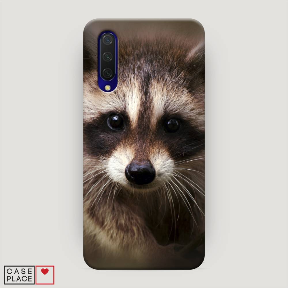 

Пластиковый чехол "Енот" на Xiaomi Mi CC9, 36120-1