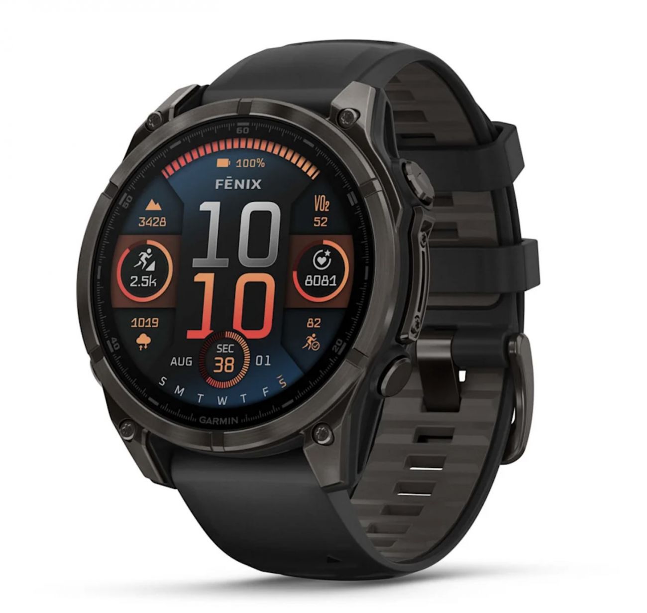 

Смарт-часы Garmin Fenix 8 47мм Gr/Bl (010-02904-21), Fenix 8