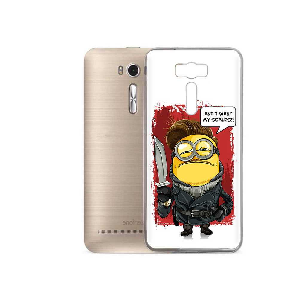 

Чехол MyPads Tocco для Asus ZenFone 2 Laser (ZE500KL) миньон убийца, Прозрачный, Tocco