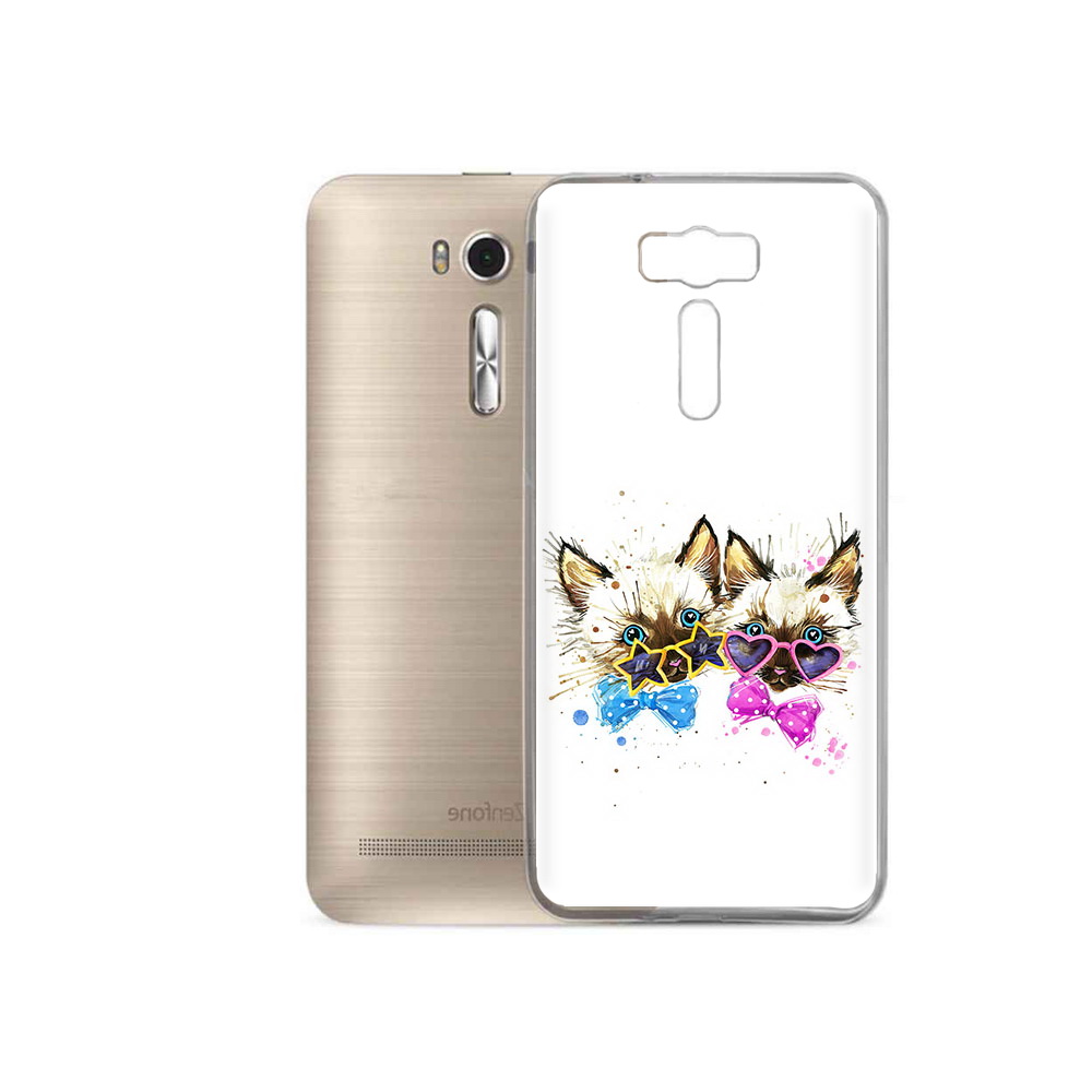 

Чехол MyPads Tocco для Asus ZenFone 2 Laser (ZE500KL) милые котята, Прозрачный, Tocco