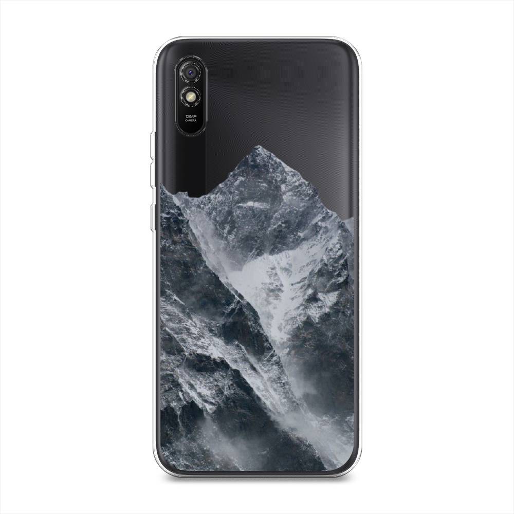 

Чехол на Xiaomi Redmi 9A "Горы арт 4", Серый;бежевый, 38950-2