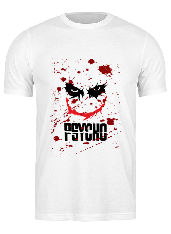 

Футболка мужская Printio Джокер (psycho) белая L, Джокер (psycho)