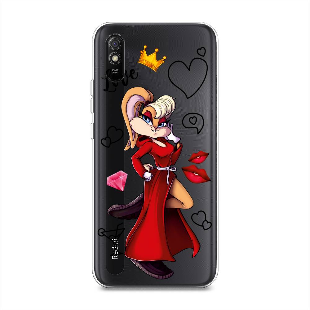 

Чехол на Xiaomi Redmi 9A "Rich Lola Bunny", Красный;бежевый;оранжевый, 38950-6