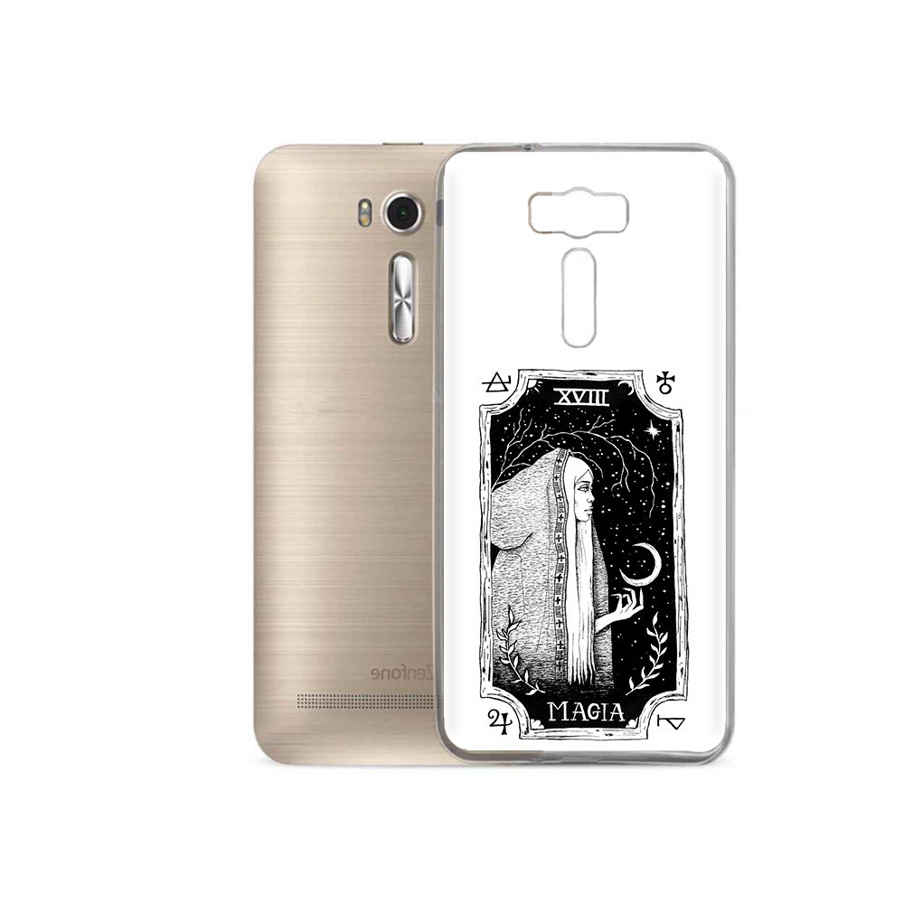 

Чехол MyPads Tocco для Asus ZenFone 2 Laser (ZE500KL) лунная магия, Прозрачный, Tocco
