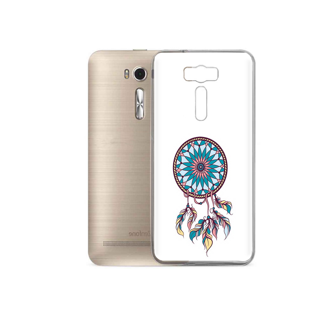 

Чехол MyPads Tocco для Asus ZenFone 2 Laser (ZE500KL) ловец снов синий, Прозрачный, Tocco