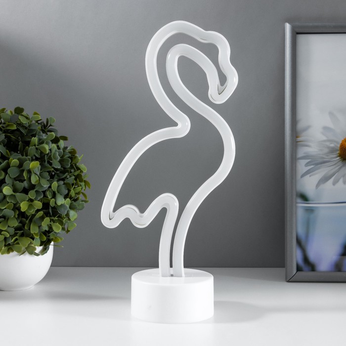 

Ночник Фламинго LED от батареек 3АА (не в комплекте) 8,5х13х29,5 см