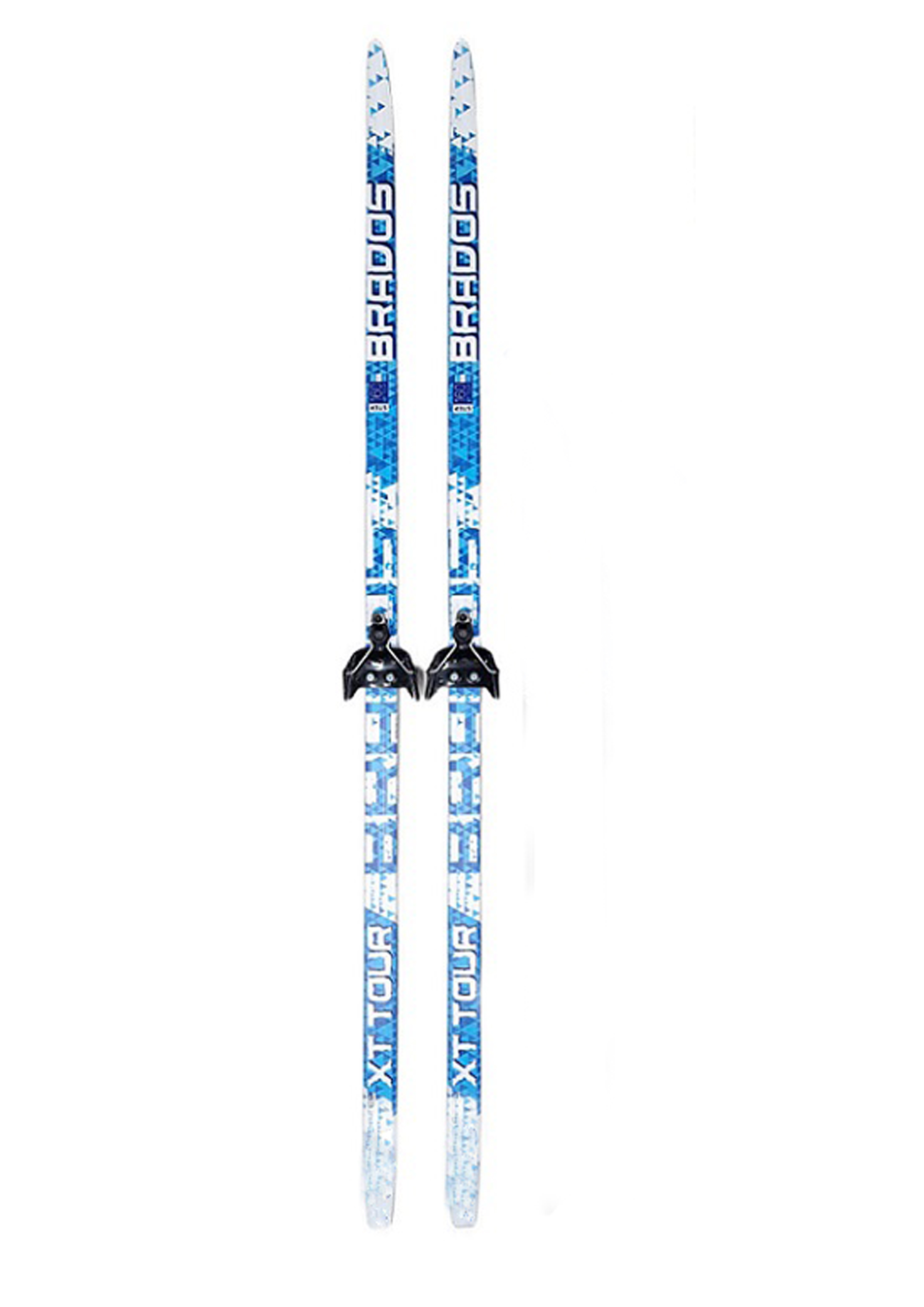 Лыжный комплект подростковый STC с креплением 75 мм Brados XT TOUR BLUE