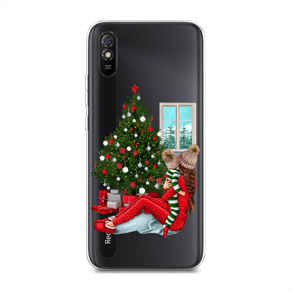 

Чехол на Xiaomi Redmi 9A "Новый год с мамой", Красный;зеленый;голубой, 38950-6