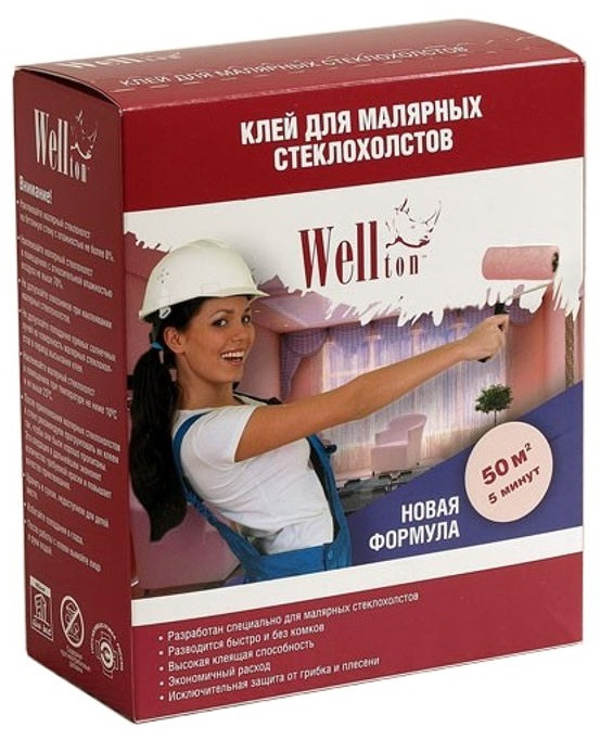 

Клей WELLTON 0.3кг для стеклохолстов