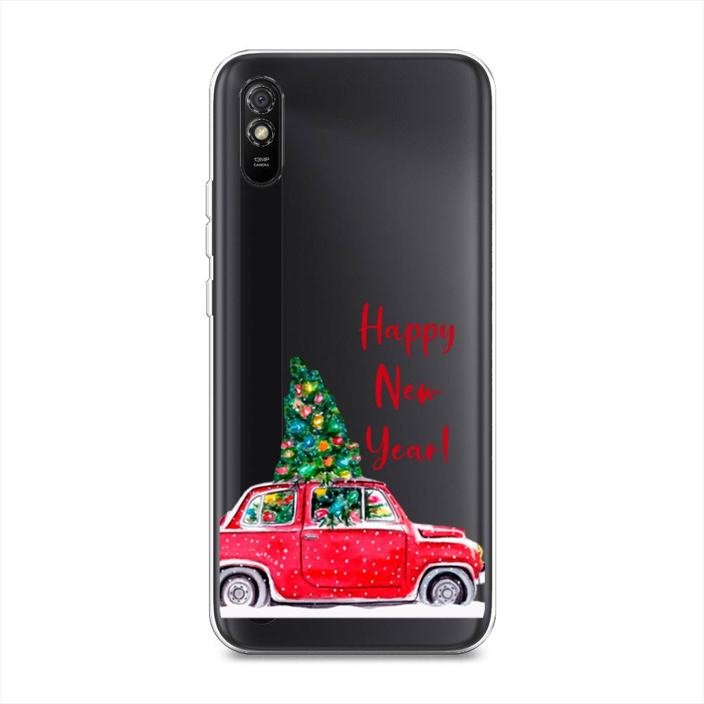 

Чехол для Xiaomi Redmi 9A "Happy New Year", Красный;зеленый, 38950-5