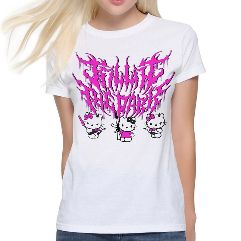 

Футболка женская Dream Shirts Hello Kitty Хелло 1 белая L, Hello Kitty Хелло 1