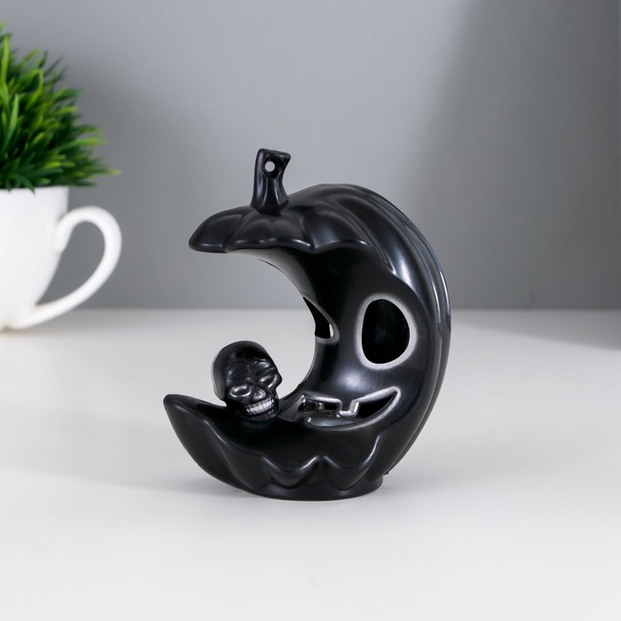 

Ночник Призрачный фестиваль LED от батареек 3хLR1130 черный 7х10 см