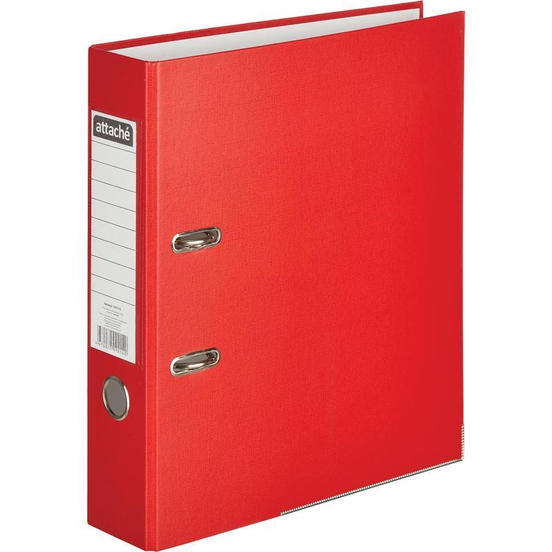 

Папка с арочным механизмом Attache (75мм, А4, картон/пвх) красная, 10шт., Красный