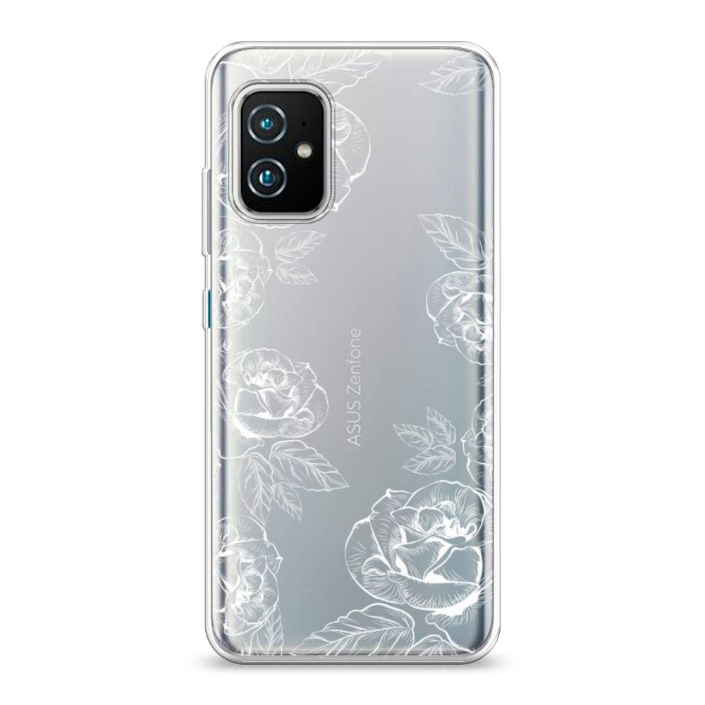 

Чехол Case Place 44450-2 для Asus Zenfone 8 "Розы графика", 44450-2