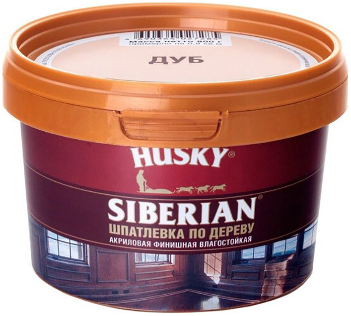 

Шпаклевка по дереву Husky Дуб 0,8кг, Коричневый