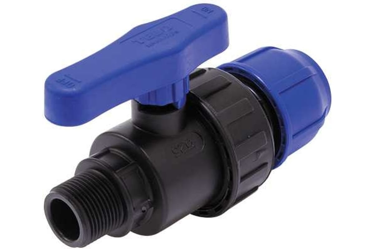 Разъемный шаровой кран ПНД TEBO CN-TB 25x3/4
