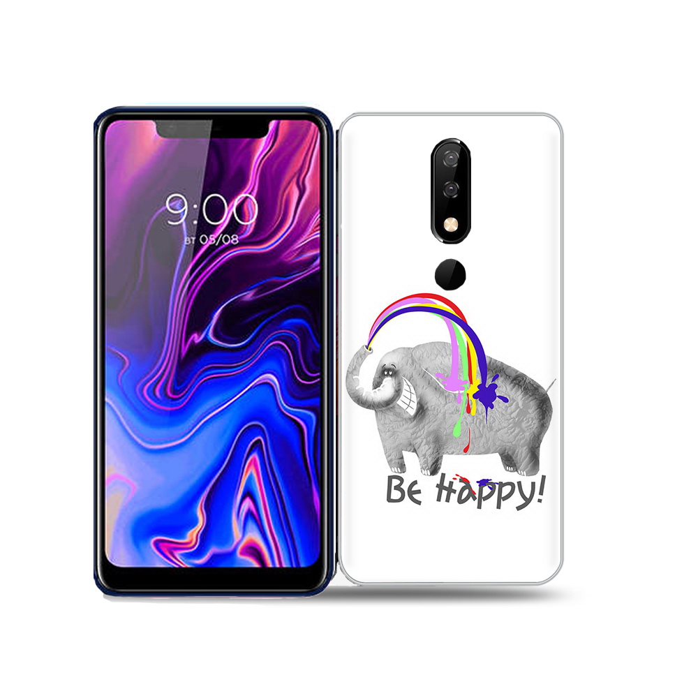 

Чехол MyPads Tocco для BQ 5732L счастливый слон, Прозрачный, Tocco