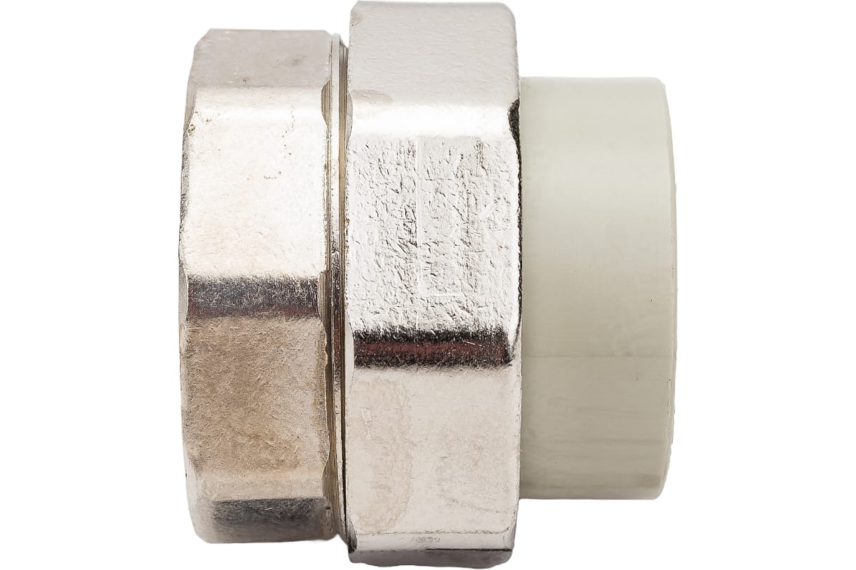 Разъемная муфта ПОЛИТЭК с внутр.рез. 32x1 1/4 PPR, серый 9801003214с