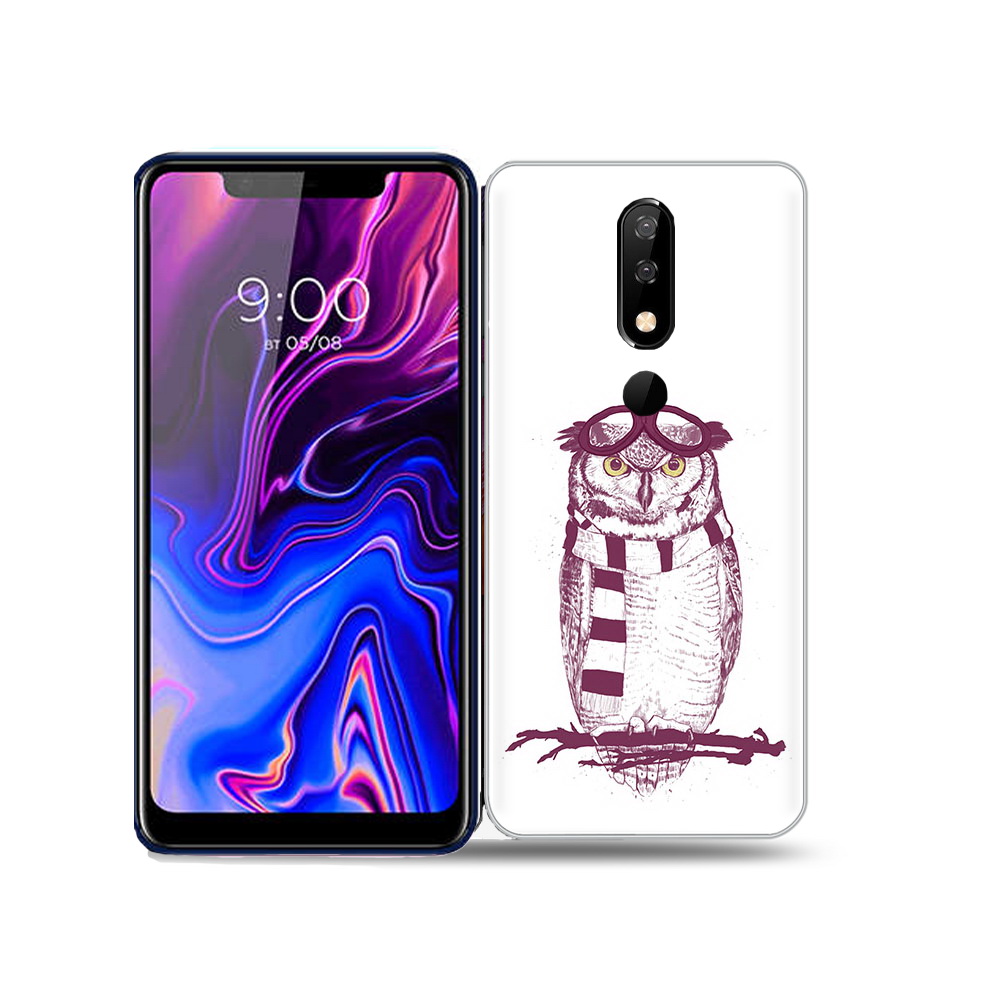 

Чехол MyPads Tocco для BQ 5732L сова-летчик, Прозрачный, Tocco