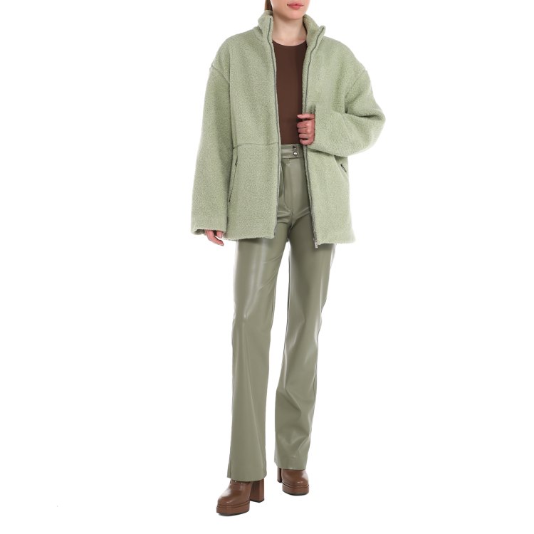 

Пальто женское Calzetti LOTTIE зеленое XS, Зеленый, LOTTIE