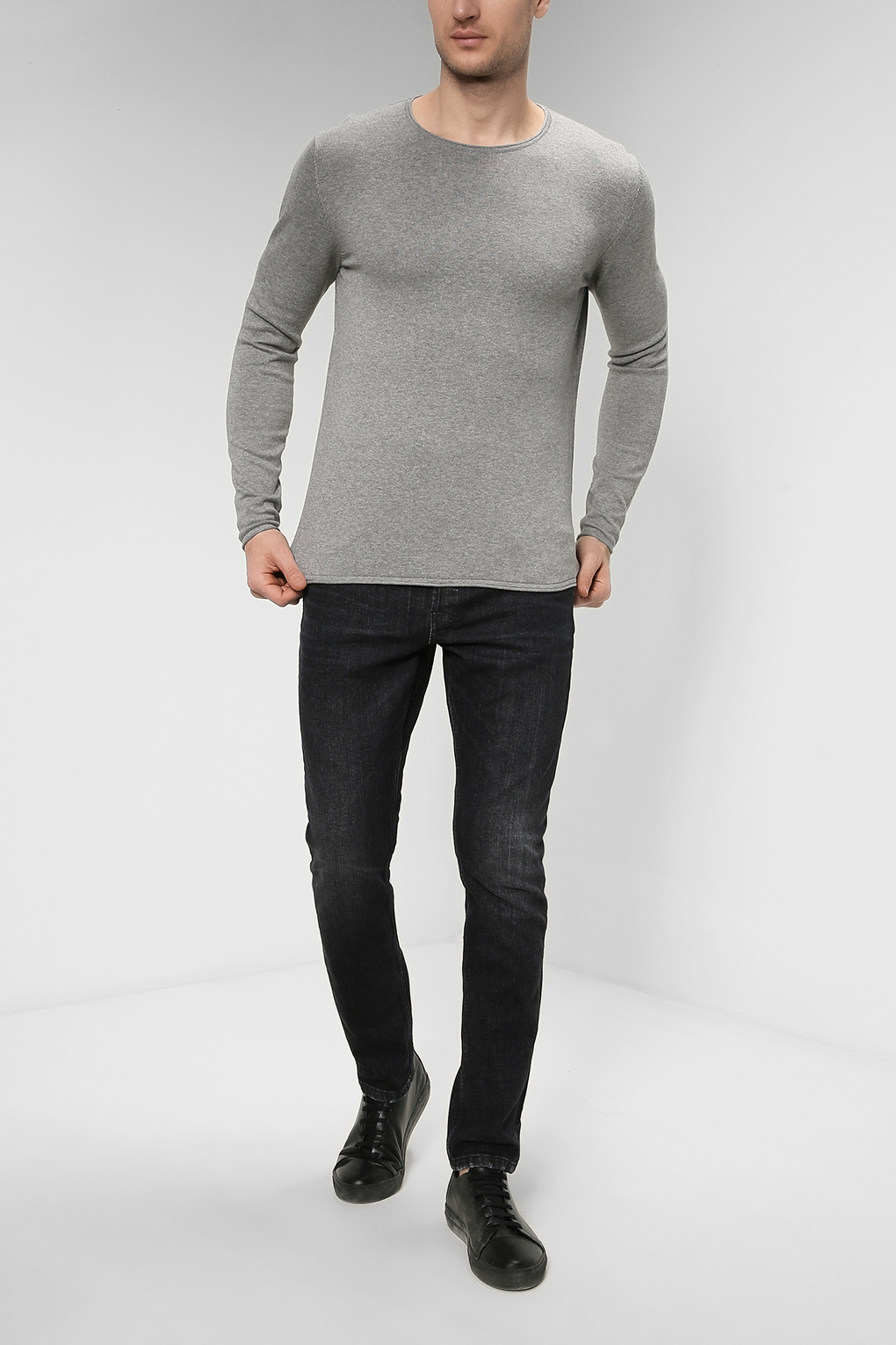 

Джемпер мужской Esprit Edc 997CC2I800 серый XL, 997CC2I800