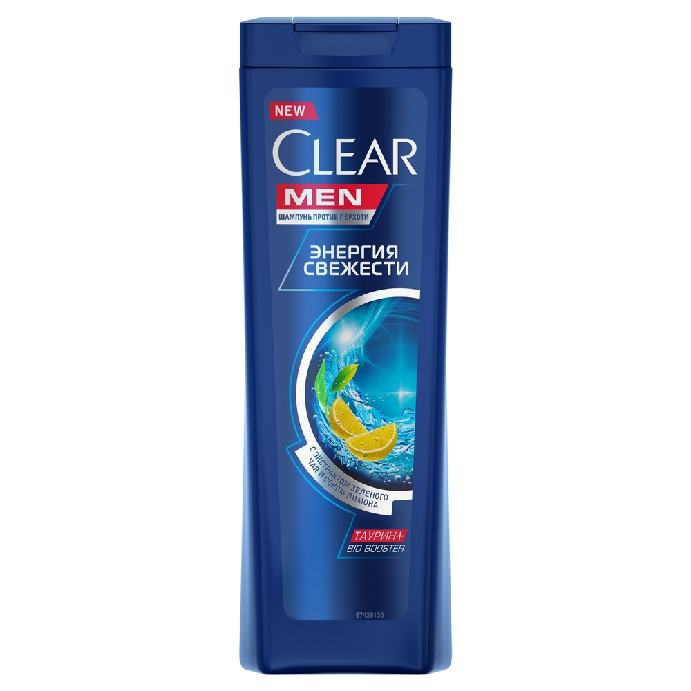 Шампунь Clear Men Энергия свежести против перхоти 200 мл шампунь мягкий против перхоти sp clear scalp shampoo 2379 250 мл