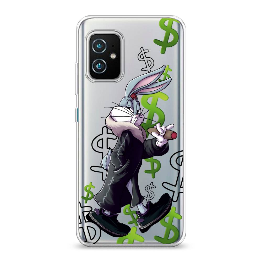 

Чехол на Asus ZenFone 8 "Rich Bugs Bunny", Зеленый;черный;голубой, 44450-6