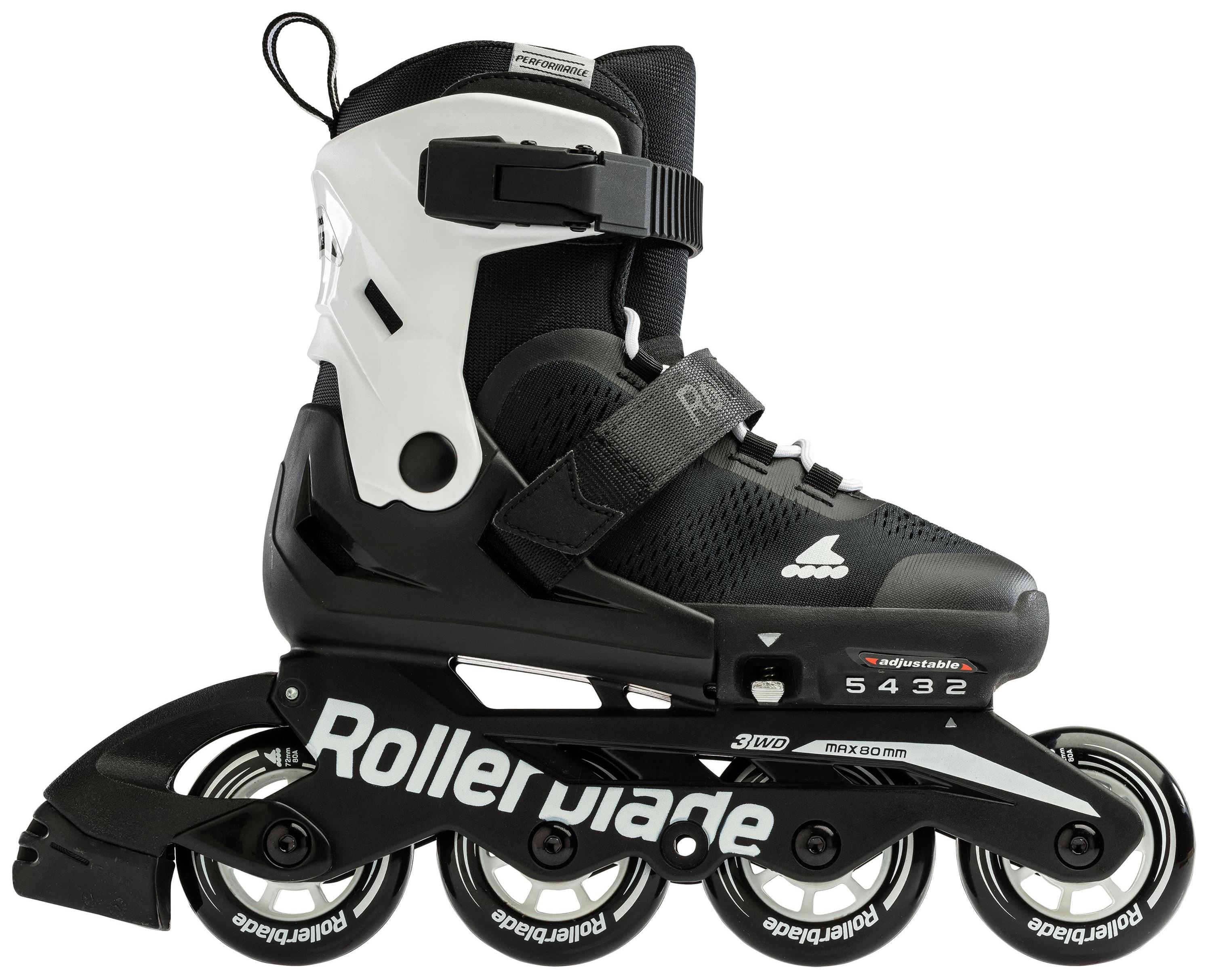 фото Роликовые коньки rollerblade 2022 microblade black/white (см:23)