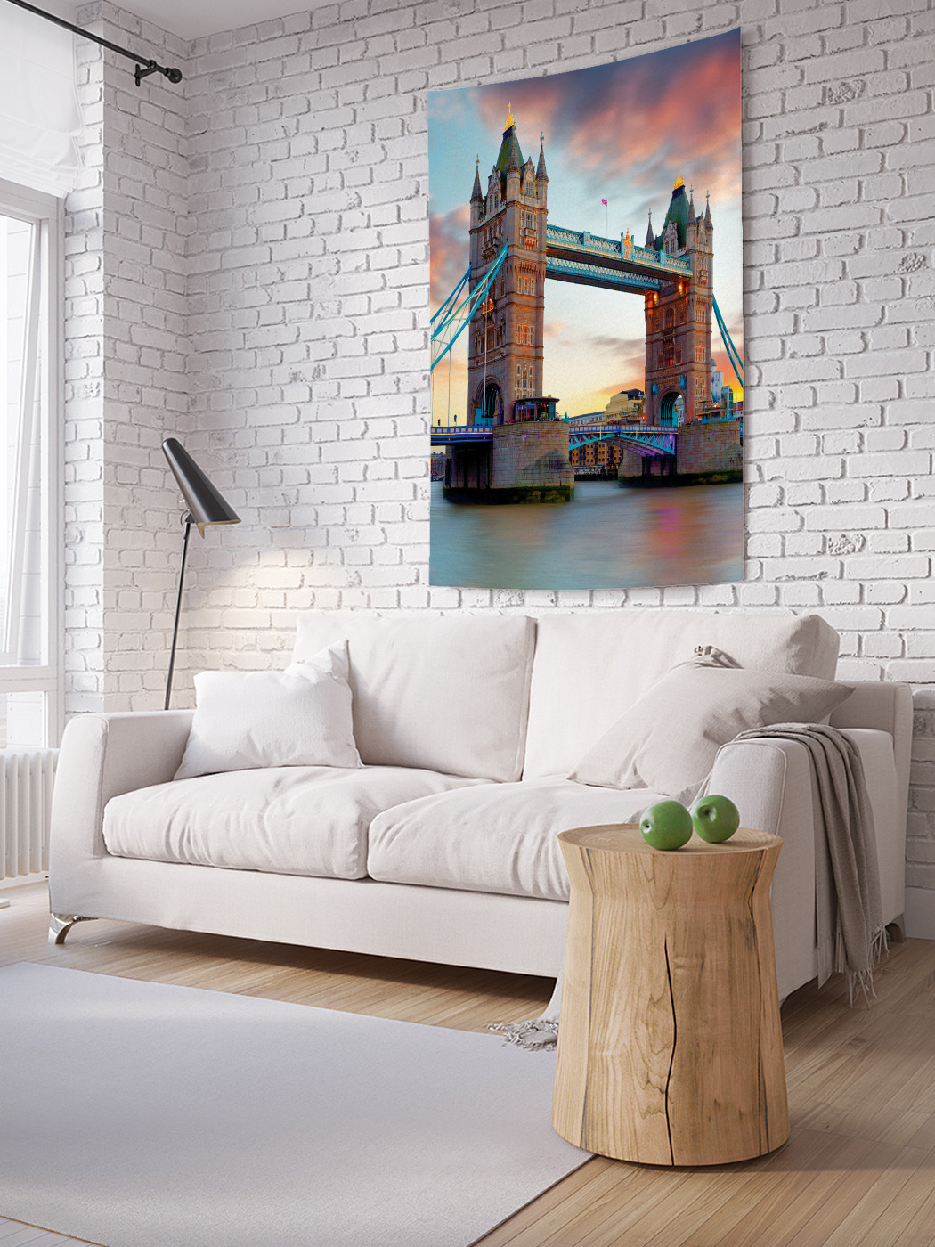 

Вертикальное фотопанно на стену JoyArty Британский мост 100x150 см, Британский мост