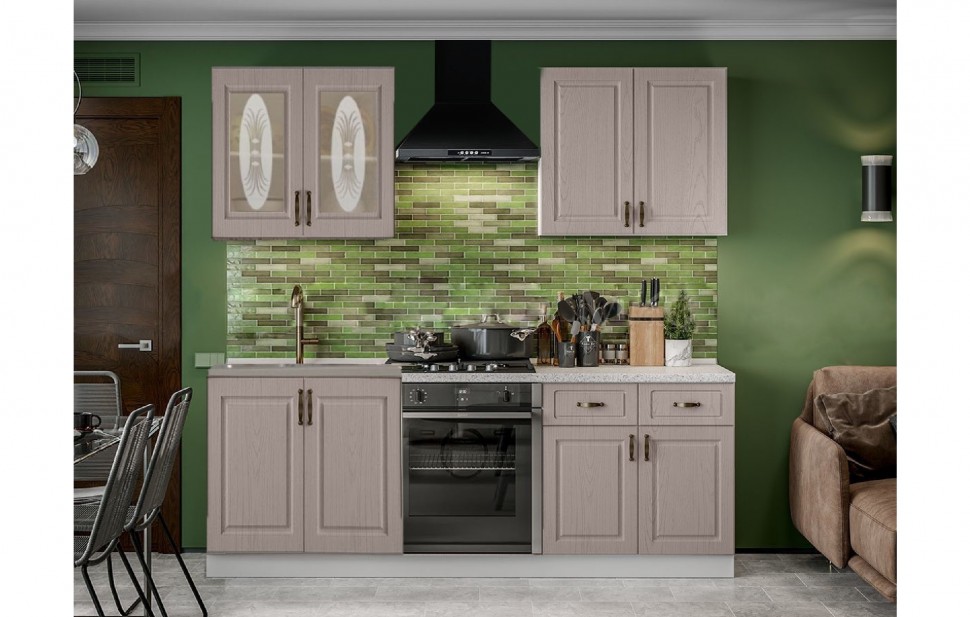 

Миф Кухня МДФ Констанция 1600 компоновка №1