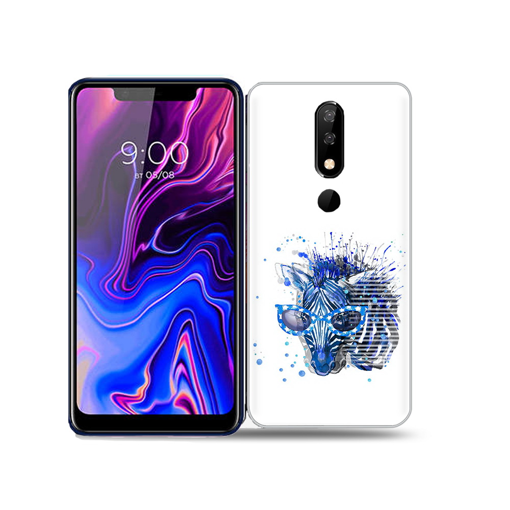 

Чехол MyPads Tocco для BQ 5732L расплывчатая зебра, Прозрачный, Tocco