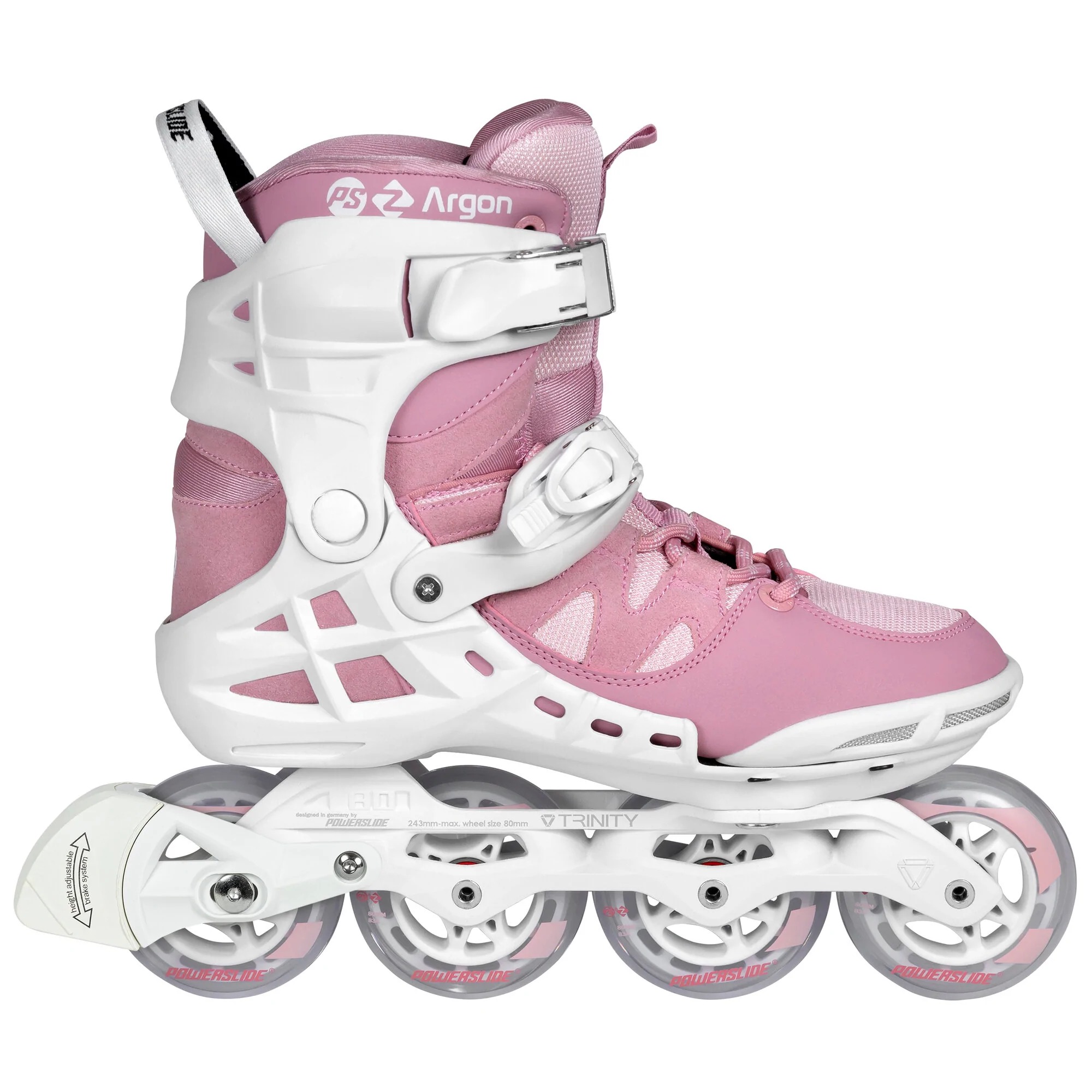 

Роликовые Коньки Powerslide 2022 Argon 80 Rose (Eur:39), Argon 80
