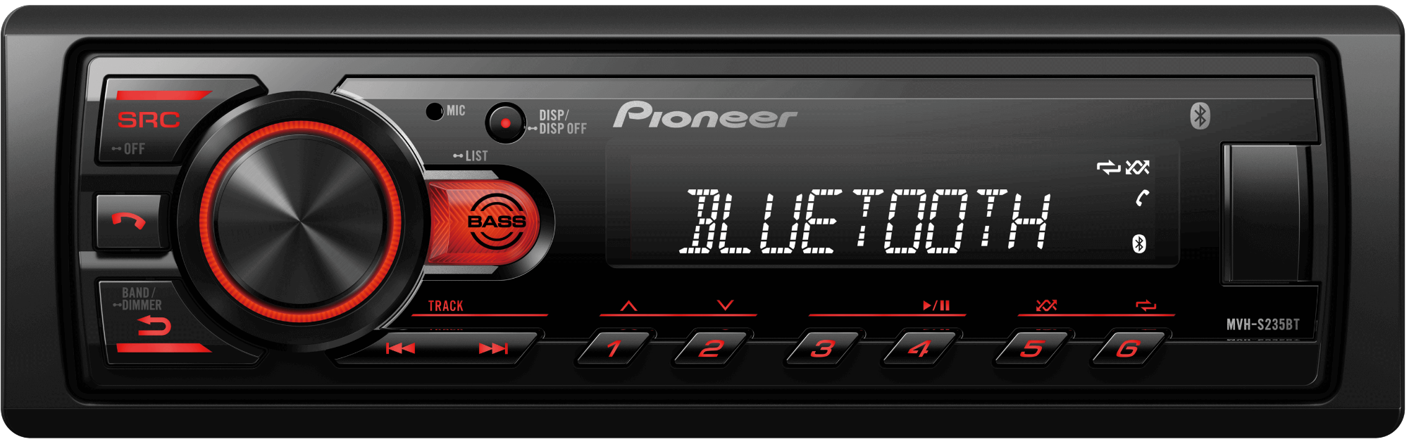 Автомобильная магнитола Pioneer MVH-S235BT