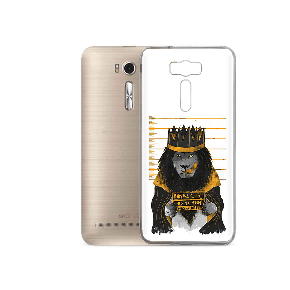 

Чехол MyPads Tocco для Asus ZenFone 2 Laser (ZE500KL) лев в законе, Прозрачный, Tocco