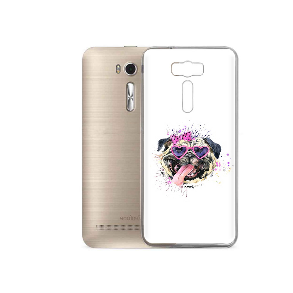 

Чехол MyPads Tocco для Asus ZenFone 2 Laser (ZE500KL) Веселая собака, Прозрачный, Tocco