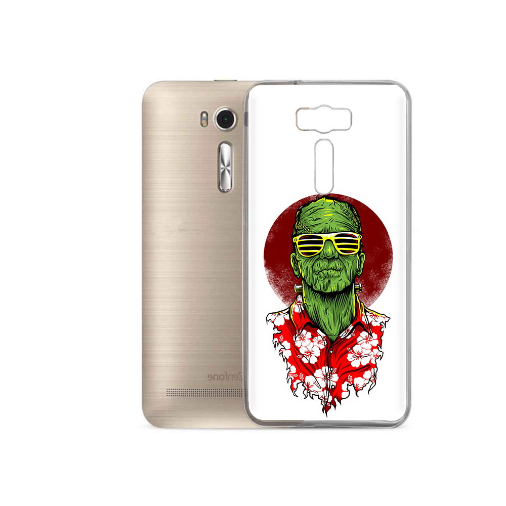 

Чехол MyPads Tocco для Asus ZenFone 2 Laser (ZE500KL) крутой зеленый мужчина в очках, Прозрачный, Tocco